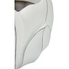 Mauro Ferretti Cache-pot Gardy Ø34,5x23,5 cm blanc lavé