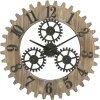 Mauro Ferretti horloge murale Ingranaggio Plus Ø60x4 cm noir naturel