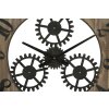 Mauro Ferretti horloge murale Ingranaggio Plus Ø60x4 cm noir naturel