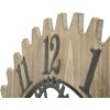 Mauro Ferretti horloge murale Ingranaggio Plus Ø60x4 cm noir naturel