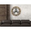 Mauro Ferretti horloge murale Ingranaggio Plus Ø60x4 cm noir naturel