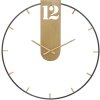Mauro Ferretti horloge murale Goldy Ø60x4,5 cm or noir