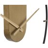 Mauro Ferretti horloge murale Goldy Ø60x4,5 cm or noir