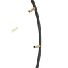 Mauro Ferretti horloge murale Goldy Ø60x4,5 cm or noir