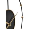 Mauro Ferretti horloge murale Perle Ø61x4,5 cm noir or