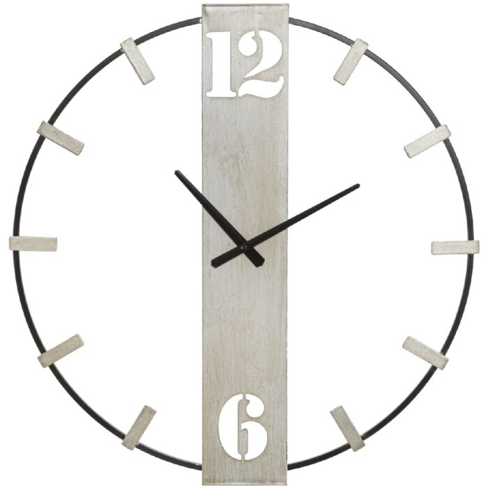Mauro Ferretti horloge murale argenté Ø 61x4,5 cm argenté noir