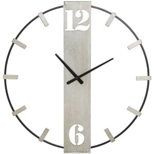 Mauro Ferretti horloge murale argenté Ø 61x4,5 cm argenté noir
