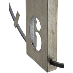 Mauro Ferretti horloge murale argenté Ø 61x4,5 cm argenté noir