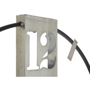 Mauro Ferretti horloge murale argenté Ø 61x4,5 cm argenté noir