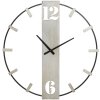 Mauro Ferretti horloge murale argenté Ø 61x4,5 cm argenté noir