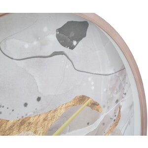 Mauro Ferretti horloge murale art rose Ø60x6 cm multicolore