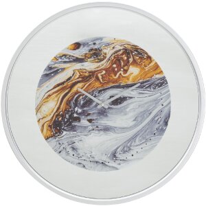 Mauro Ferretti horloge murale miroir gris Ø60x5 cm...