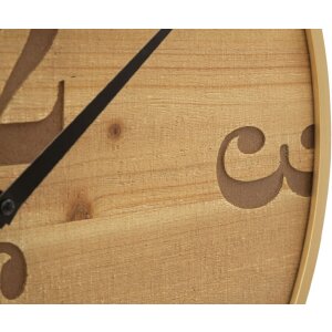 Mauro Ferretti horloge murale Fuji Ø 50x3,5 cm naturel