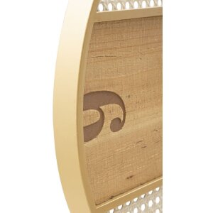Mauro Ferretti horloge murale Fuji Ø 50x3,5 cm naturel
