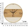 Mauro Ferretti horloge murale Fuji Ø 50x3,5 cm naturel