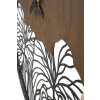 Mauro Ferretti horloge murale feuille de bois Ø 60x2 cm brun noir