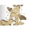 Mauro Ferretti miroir mural papillon ovale 59x3x89,5 cm or
