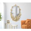 Mauro Ferretti miroir mural papillon ovale 59x3x89,5 cm or