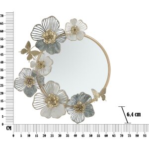 Mauro Ferretti miroir mural Amy 63x6,4x70,5 cm multicolore