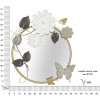 Mauro Ferretti miroir mural Tonis 74,9x7x66 cm multicolore