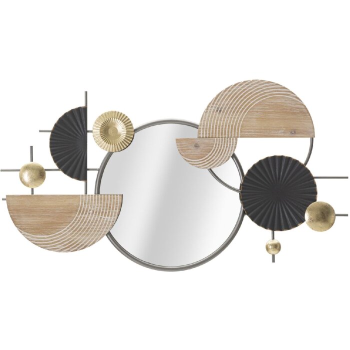 Mauro Ferretti miroir mural abstrait 90,2x5,1x50,2 cm multicolore