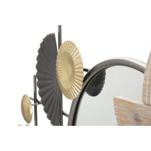 Mauro Ferretti miroir mural abstrait 90,2x5,1x50,2 cm multicolore