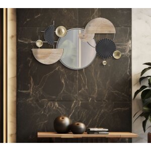 Mauro Ferretti miroir mural abstrait 90,2x5,1x50,2 cm multicolore