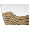 Mauro Ferretti miroir mural lignes 50x1,5x80 cm nature