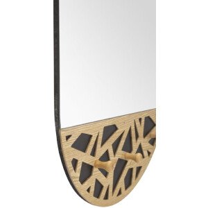 Mauro Ferretti miroir mural Carv 60x5,3x90 cm nature noir