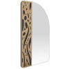 Mauro Ferretti miroir mural Terry 60x1x90 cm nature noir