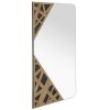 Mauro Ferretti miroir mural angle 50x1x90 cm nature noir
