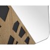 Mauro Ferretti miroir mural angle 50x1x90 cm nature noir