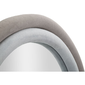 Mauro Ferretti miroir mural Antonius 60x4x90 cm gris