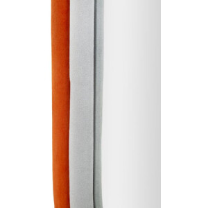 Mauro Ferretti miroir mural Antonius 60x4x90 cm orange