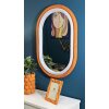 Mauro Ferretti miroir mural Antonius 60x4x90 cm orange