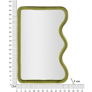 Mauro Ferretti miroir mural Tod 60x4x90 cm vert