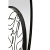 Mauro Ferretti miroir mural nudité 40,6x3,2x70,5 cm noir