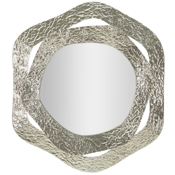 Mauro Ferretti miroir mural Aury 66x6x75 cm argenté