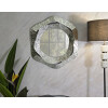 Mauro Ferretti miroir mural Aury 66x6x75 cm argenté