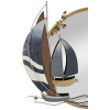 Mauro Ferretti miroir mural voile 71x8x64 cm multicolore