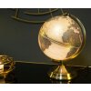 Mauro Ferretti Globe Orange avec lumière Ø 25x38 cm or argent