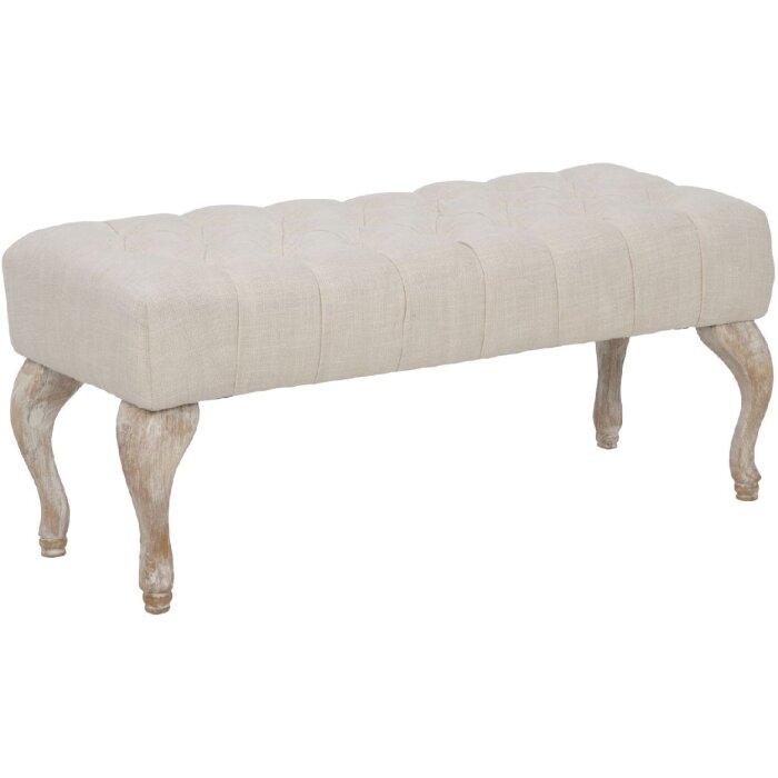 Mauro Ferretti Banc Provenza 97x42x40 cm blanc