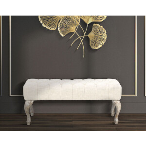 Mauro Ferretti Banc Provenza 97x42x40 cm blanc