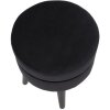 Mauro Ferretti tabouret Paris Ø 35x40,5 cm noir or