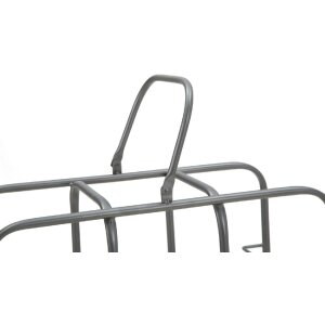 Mauro Ferretti Casier à bouteilles Carré 9 places 40x23x47,5 cm gris foncé