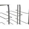 Mauro Ferretti Casier à bouteilles Carré 9 places 40x23x47,5 cm gris foncé