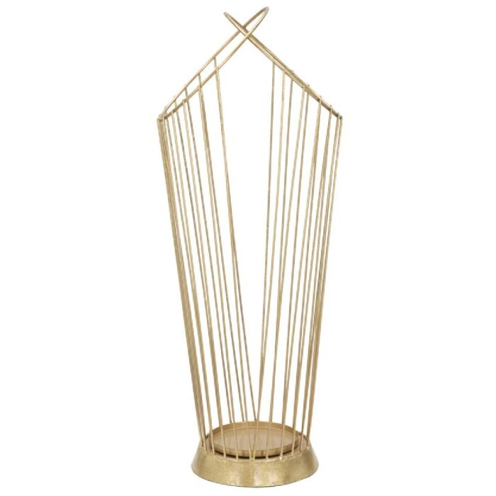 Mauro Ferretti porte-parapluies Stick 26,5x23x68,5 cm or