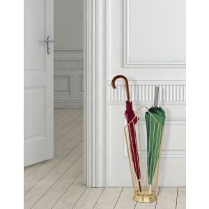 Mauro Ferretti porte-parapluies Stick 25,5x18,5x60 cm or