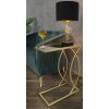 Mauro Ferretti table basse 45,5x25,5x60 cm noir or