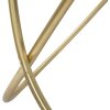 Mauro Ferretti table dappoint Ring Ø 60x45 cm noir or